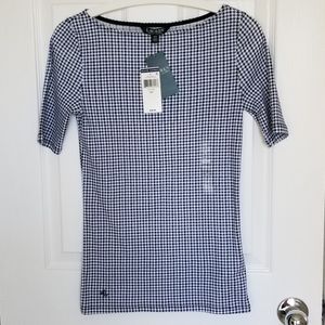 Lauren Ralph Lauren Boat Neck Top